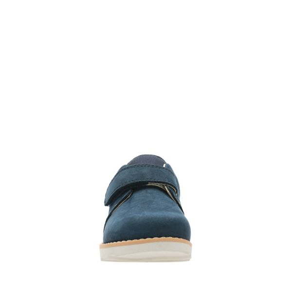 Clarks Boys Crown Park Toddler Casual Shoes Navy | CA-6527381